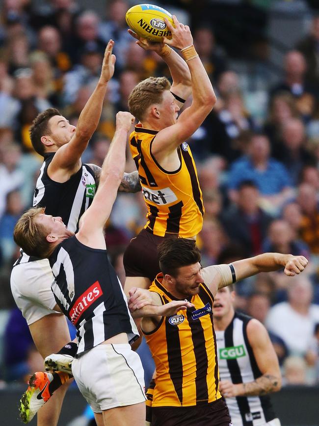 James Sicily was named Hawthorn’s most promising player.