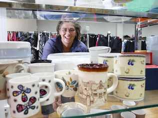 Volunteer Jacquie Cosentino at the new Lifeline Supa Store in Fernvale. . Picture: Claudia Baxter