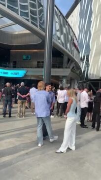 Friends and family of 2023 AFL draft prospects waiting to enter Marvel Stadium