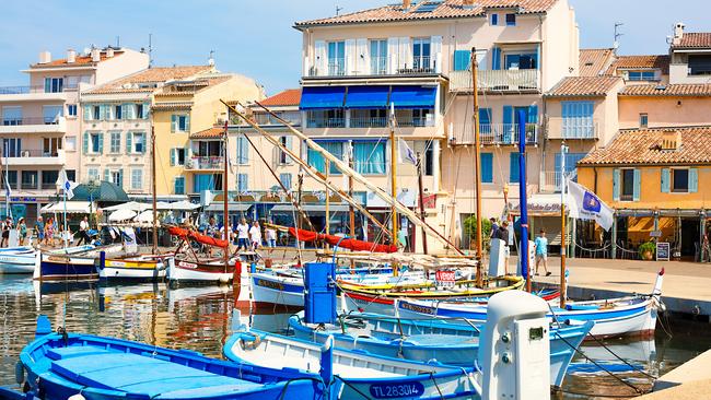 Port of Sanary-sur-Mer in Provence.