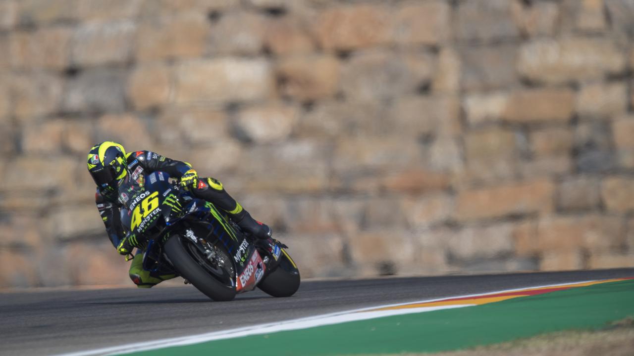 Valentino Rossi didn’t have the best of weekends in Aragon.