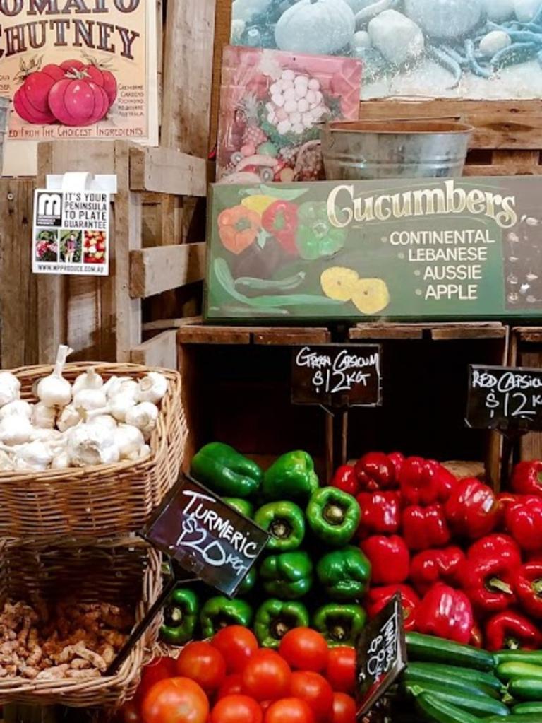 Some of the goodies at Peninsula Fresh Organics.