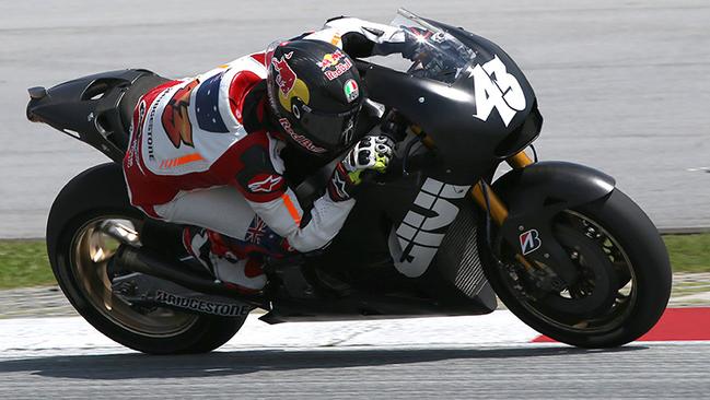 Miller getting laps in during testing at Sepang.