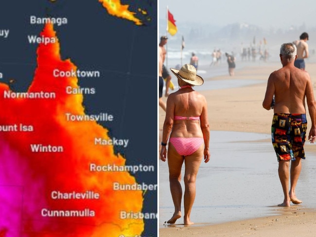 The Bureau of Meteorology says maximum temperatures are set to reach as high as 40C in the western areas of the state.