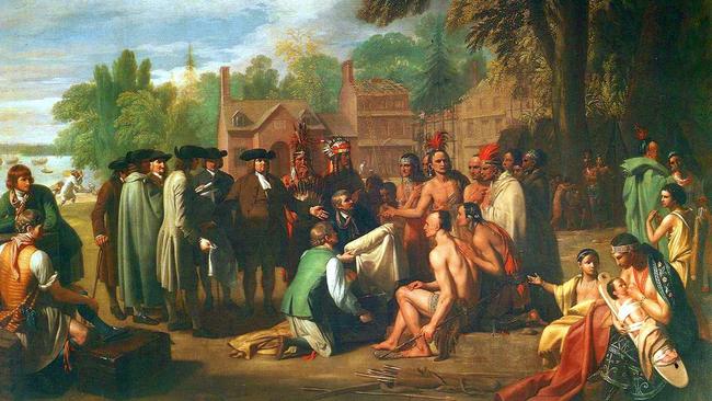 Penn’s Treaty with the Indians by Benjamin West.