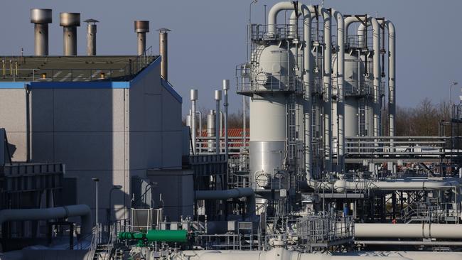 A compressor station of the Jagal natural gas pipeline stands near Mallnow, Germany, part of theYamal-Europe pipeline that transports Russian natural gas to Germany. Picture: Getty Images