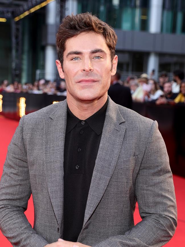 Efron’s new look was a result of a household accident. Picture: Getty