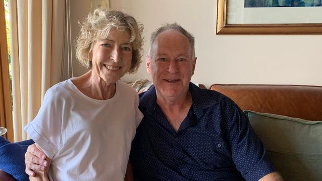 Allan Endresz and his wife Joy, who passed away the day after Alligator Blood won the 2022 Stradbroke Handicap.