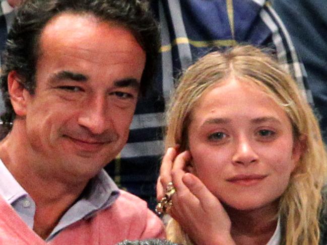 Mary-Kate Olsen and Oliver Sarkozy at the Los Angeles Clippers vs. New York Knicks basketball game at Madison Square Garden in New York City. Picture taken April 25, 2012.  Pictured: Mary-Kate Olsen and Oliver Sarkozy  Ref: SPL400402 310512  Picture by: Wenzelberg / Splash News  Splash News and Pictures Los Angeles: 310-821-2666 New York: 212-619-2666 London: 870-934-2666 photodesk@splashnews.com