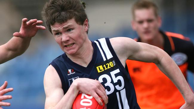 Patrick Dangerfield left after his time with the Geelong Falcons, but then came home.