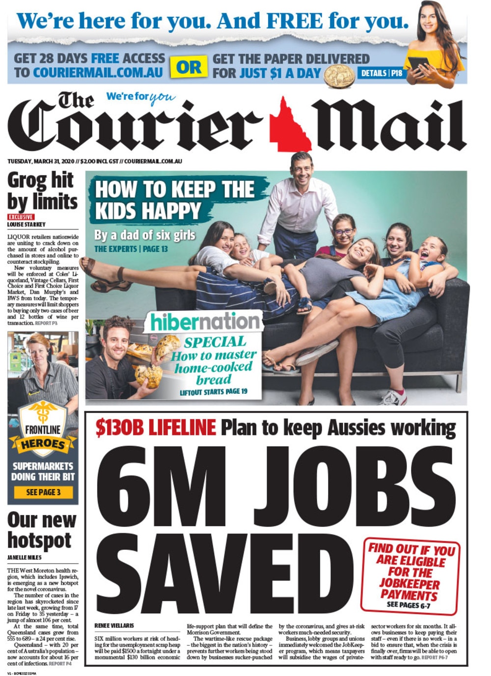 130b lifeline Plan to keep Aussies working The Courier Mail