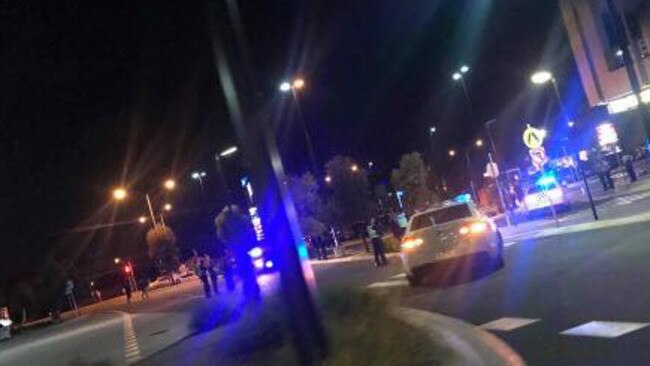 The scene of a brawl in Werribee. Picture: Facebook