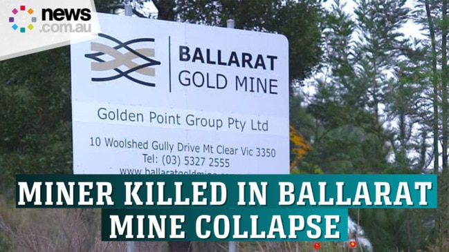 Miner dies in Ballarat gold mine collapse