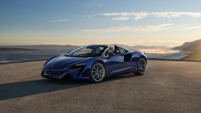 McLaren’s Artura Spider is a terrifically thrilling thing to drive and one that possesses three distinct kinds of speed.