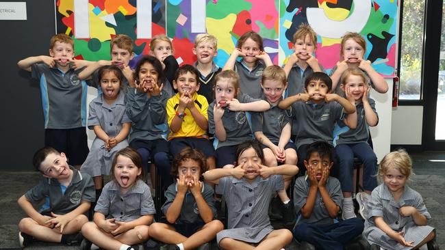 Mirripoa Primary School 2025 Prep D front Alvie Sword, Nia Feeney, Eric Galeria Jubero, Alana Lee, Sanbir Mazwar, Daniela Rice. Middle Wyatt Trotter, Paahi Bandesha, Richa Bhatt, Quill Baskharon, Chloe Bisset, Caleb Bunting, Aahan Choksi, Milla Shepherd. Back Oscar Campbell, Winslow Dobel, Alby Macrae, Stella Summers, Oliver Maloney, Lannon Napper