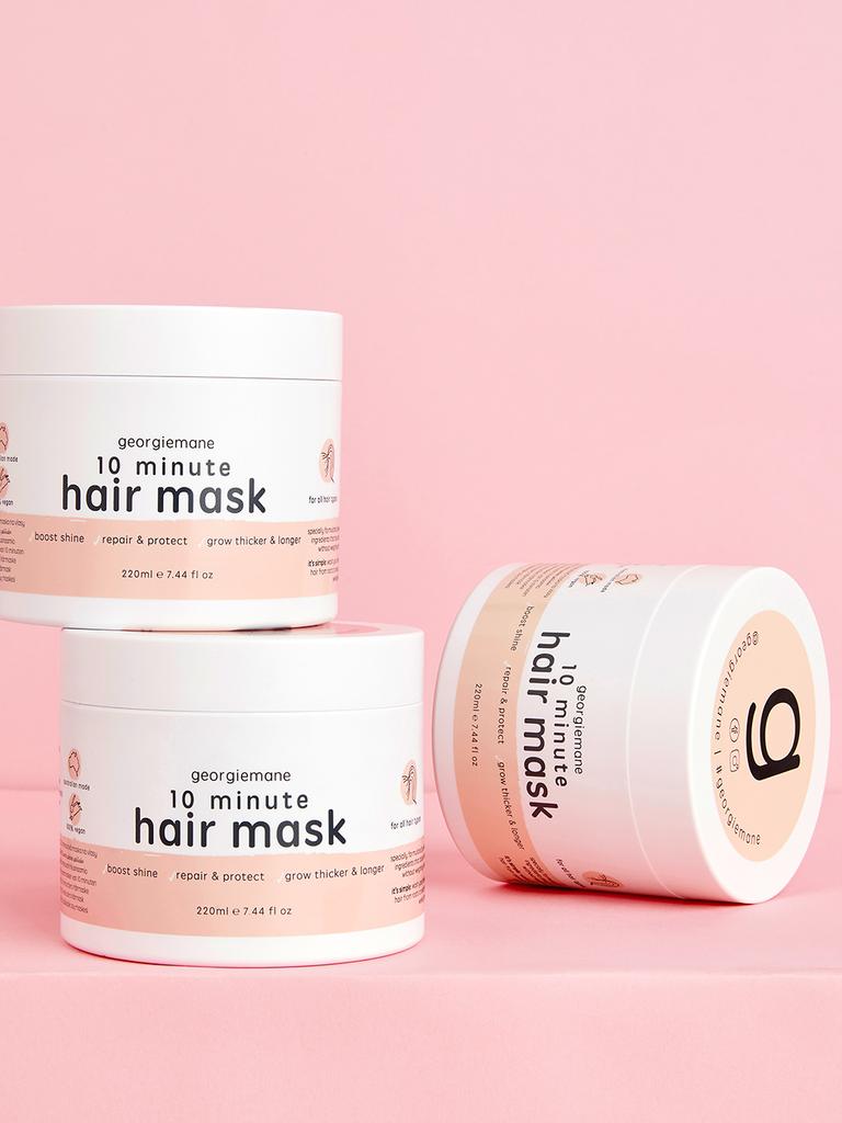 The hair mask is similar to conditioner, designed to moisturise the hair.