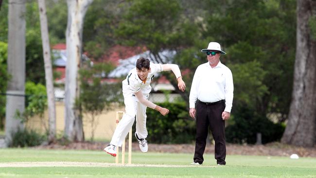 Baiden Parker bends his back. Picture by Richard Gosling