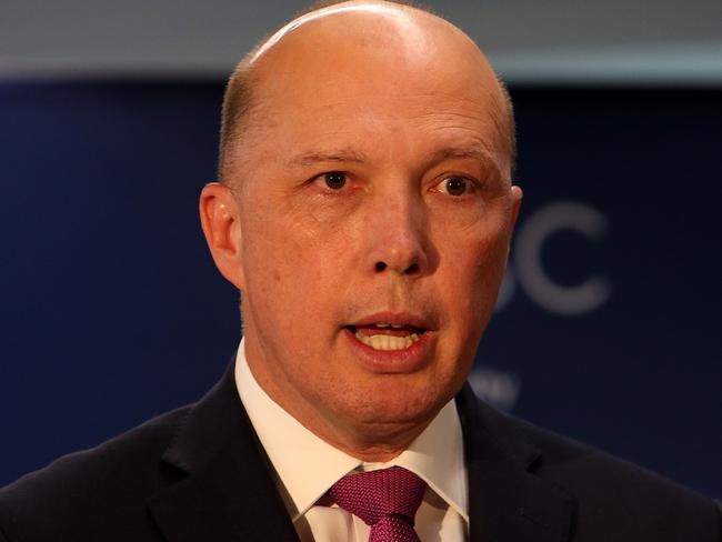 Home Affairs Minister Peter Dutton has been called on to challenge for the leadership. Picture Kym Smith