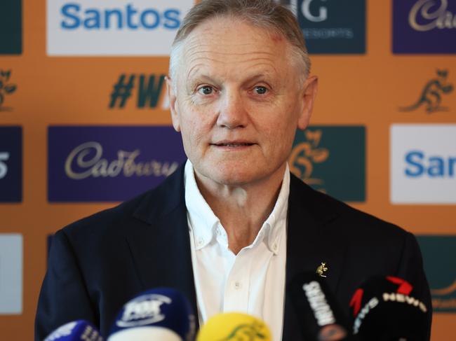 Wallabies head coach Joe Schmidt will be hoping to start his tenure with a win against Wales. Picture: Matt King/Getty Images
