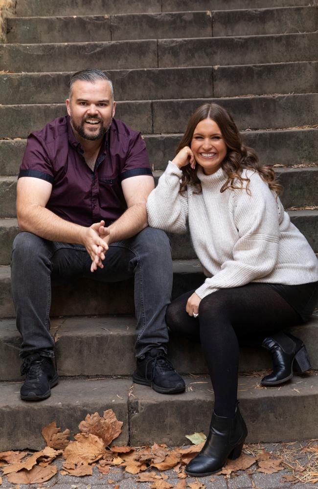 Dan &amp; Christie announced as Hobart’s Hit100.9 new breakfast hosts. Picture: Supplied.