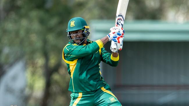 Solomon Mire in action for Northcote. Picture: Arj Giese.