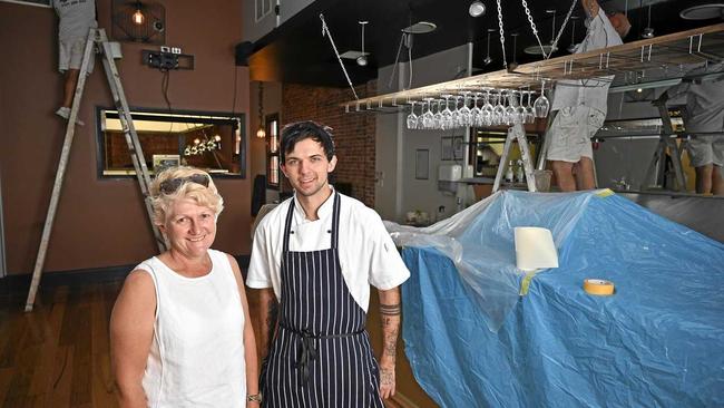 NEW HOME: Fourthchild owner Christine Williams with new head chef Jamie Blake at their new premises which is currently being renovated. Picture: Cordell Richardson