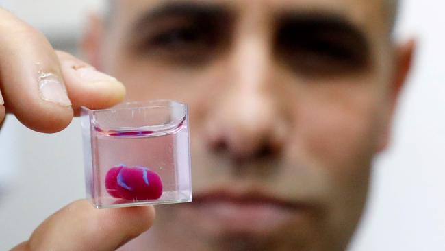 The “mini-heart that is made of a patients’ cells and can beat like a real heart. Picture: Jack Guez/AFP