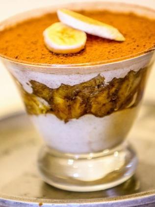 Caramelised banana &amp; peanut butter pudding. Picture: Peanut Butter Bar