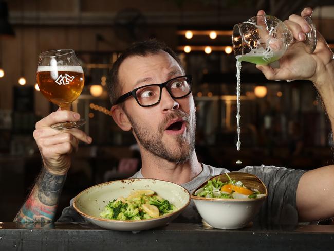 Stomping Ground Brewing Co manager and certified cicerone Matt Marinich. Picture: Alex Coppel