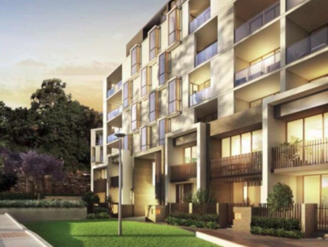 Artist impression of the proposed development at 55 Coonara Ave, West Pennant Hills.