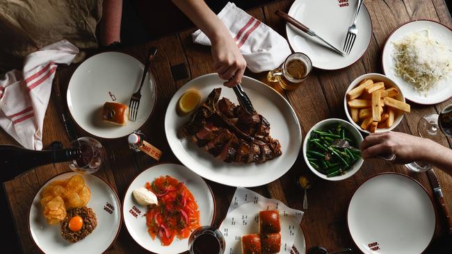 What you learn how to cook at the Chophouse Meat masterclass with Matt Moran. Picture: Steven Woodburn