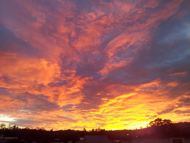 Lucy Bradshaw took this pic of the sunrise from Austin’s Ferry.