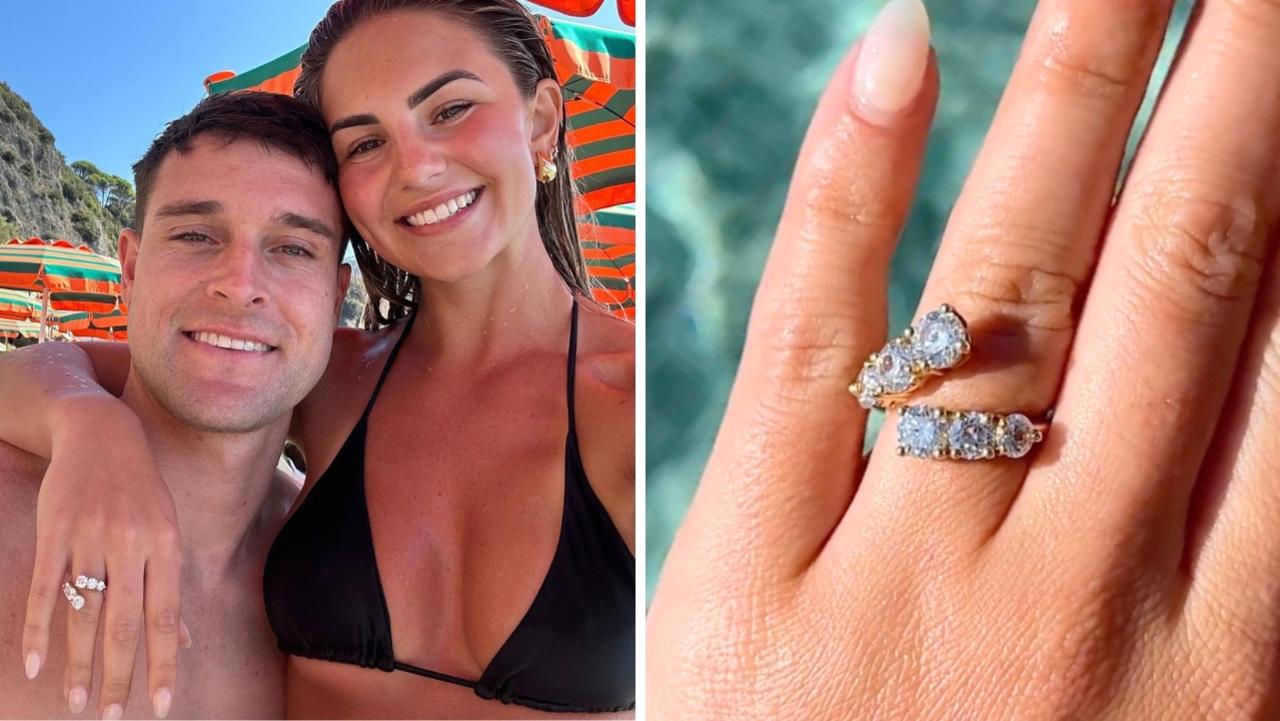 Jayden Short has got engaged to his childhood sweetheart. Picture: Instagram.