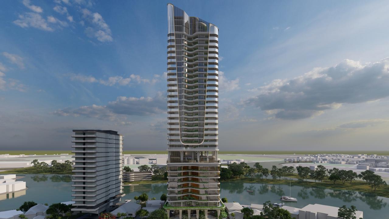 The developer says the tower will have the Gold Coast’s largest penthouse Picture: Supplied by YHY