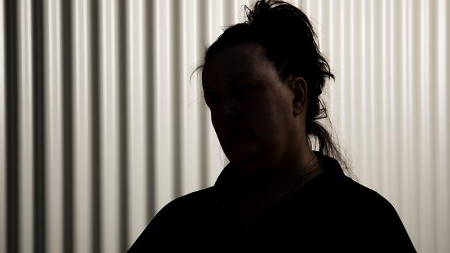 23/8/22 - An Adelaide ice addict - former bank worker in managerial role - pleas to be seen 'as a real person with feelings' as she seeks more help and support services in SA to help break her addiction. Melissa made contract after reading Paul's story on Jasmin. Picture: Naomi Jellicoe