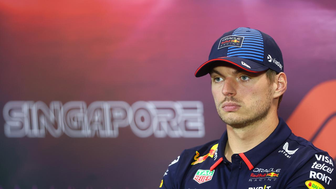 Max Verstappen was punished over his comments at the Sinapore Grand Prix press conference.