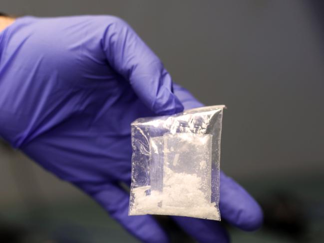 A quantity of the drug ice was found during the operation.Photo Kelly Butterworth / CQ News