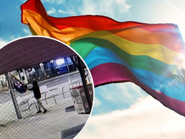 ‘Hate crime’: Rainbow flags slashed during pride month