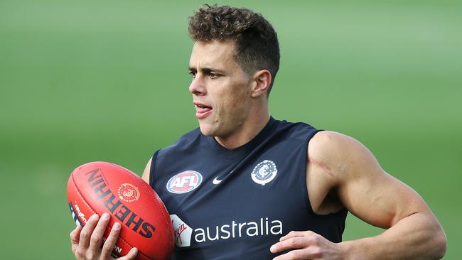 Will opposition teams follow Carlton’s lead and send a tagger to Lachie Neale? Picture: Michael Dodge/Getty Images.