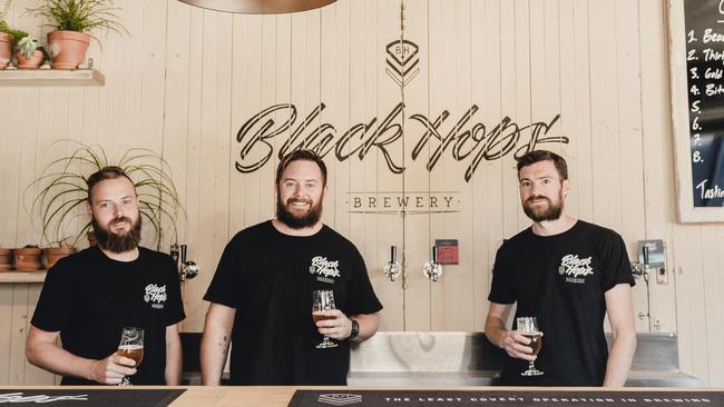 The lads at Black Hops Brewery.