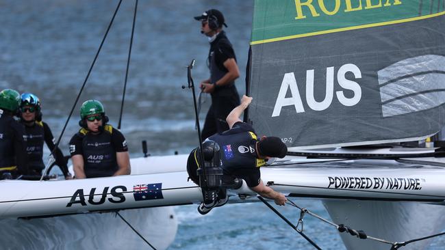 Not everything went to plan for Australia in Auckland but they still got the win. Picture: Phil Walter/Getty Images