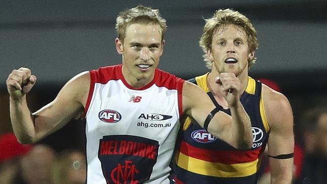 Bernie Vince and Rory Sloane. Picture: Sarah Reed