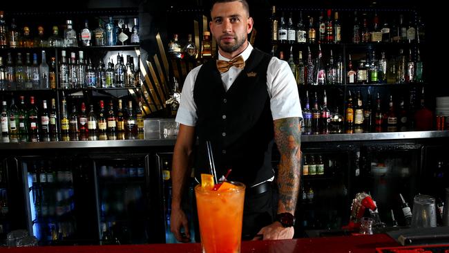 Central Lounge Bar and Dining barman Andy Trotter Photo: David Clark