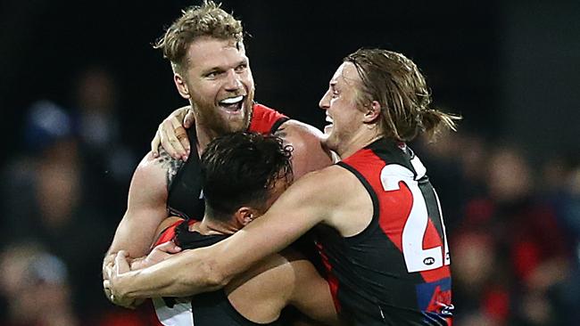 Essendon’s game style won’t be suited to the September pressure. Picture: Getty Images