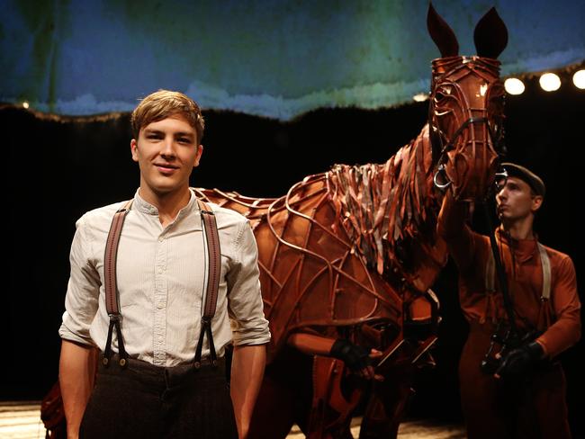 Cody Fern starred on stage in War Horse. Picture: Supplied