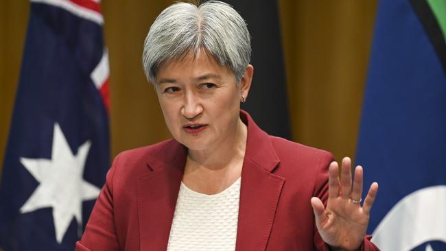 Foreign Minister Penny Wong. Picture: NCA NewsWire / Martin Ollman