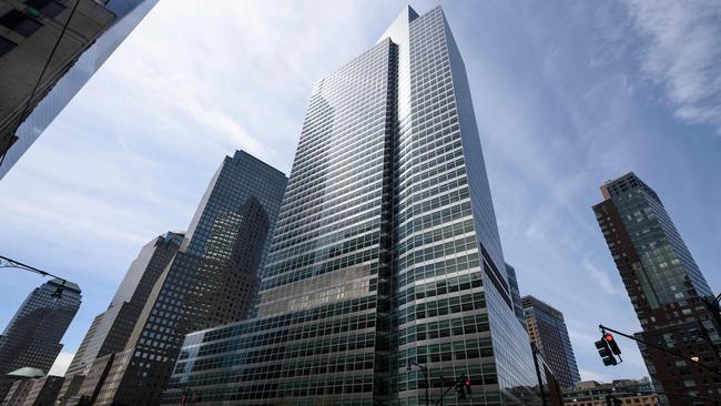 Goldman Sachs HQ in New York. Picture: AFP