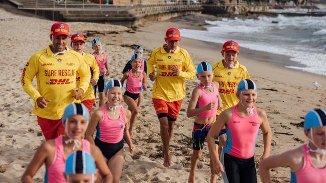 Surf life savers and junior nippers were invited to be present at the unveiling of the 'Walk of Fame'. Photo: Supplied