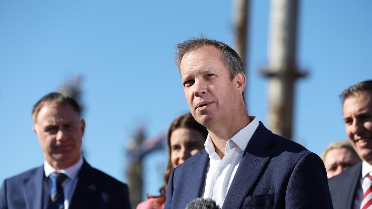 Ampol CEO Matthew Halliday at its oil refinery at Lytton. Picture: Lachie Millard/NewsWire