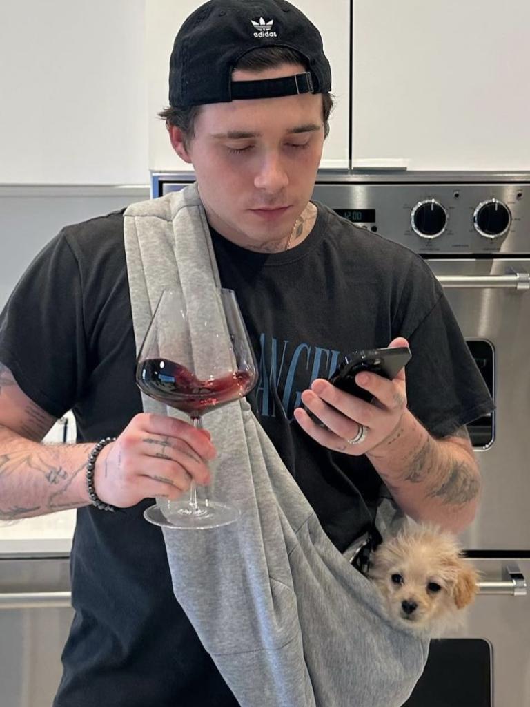 He has called himself a ‘nutter’ in the kitchen. Picture: Instagram/BrooklynBeckham